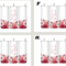 Flat lay of bridal tumblers with florals
Bride tribe tumblers with stainless straws
Bridesmaid gift tumblers on table
